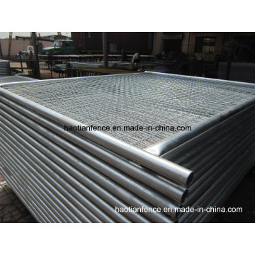 40mm Od. Panel de valla temporal galvanizado de servicio pesado